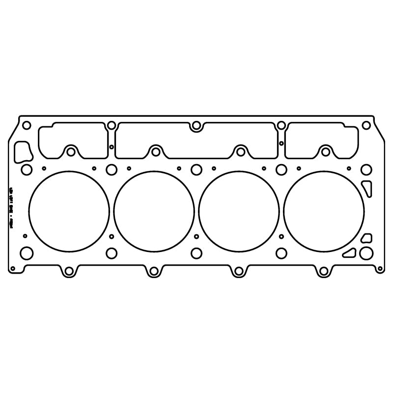 Cometic Gasket Cometic GM LSX Gen-4 Small Block V8 .040in MLX Cyl Head Gskt-4.165in Bore-1/2in and 3/8in Studs-LHS C15502-040