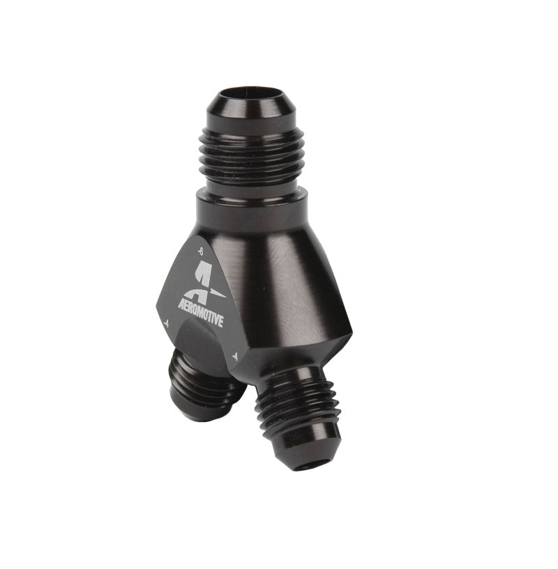 Aeromotive Y-Block, -06 to (2)-04 (view 2)