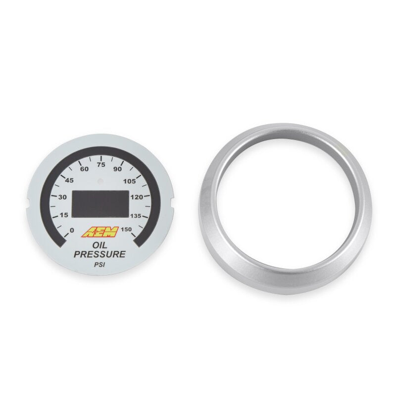 AEM Electronics 52mm Digital Oil Pressure Gauge 0-150 PSI (view 4)