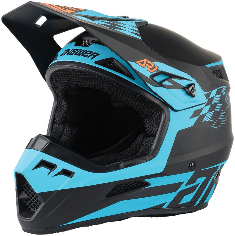 Answer AR1 Sweep Helmet Black/Astana/Hyper Orange - Small 442909