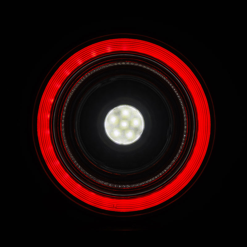 AlphaRex 10-15 Ferrari 458 NOVA-Series Prismatic LED Tail Lights Red Clear 668002 *Discontinued