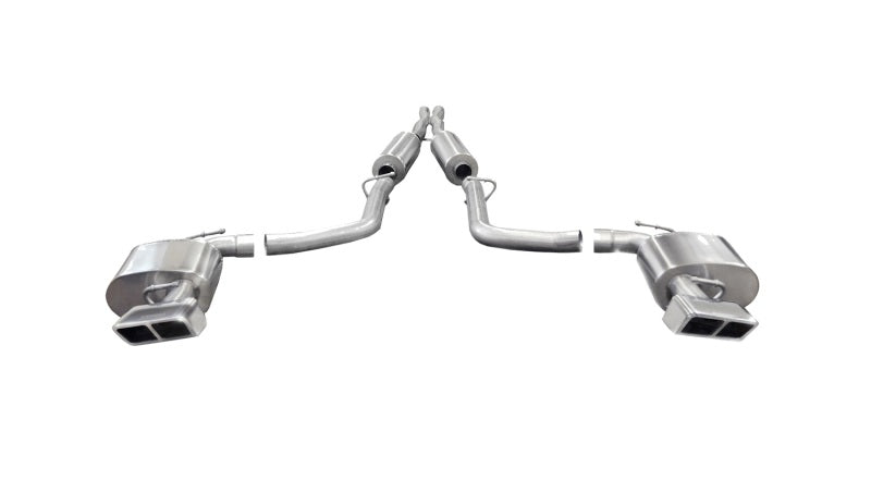 Corsa Performance 11-13 Dodge Challenger SRT-8 6.4L V8 Manual Polished Xtreme Cat-Back (view 1)