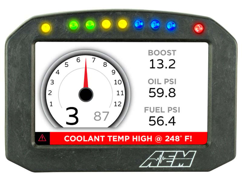AEM CD-5L Carbon Logging Flush Digital Dash Display 30-5601F