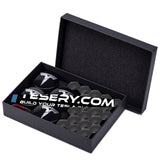 Wheel Center Cap Kit with Puller for Model 3/Y/S/X | 4 Hub Caps + 20 Lug Nut Covers (view 12)