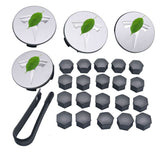 Wheel Center Cap Kit with Puller for Model 3/Y/S/X | 4 Hub Caps + 20 Lug Nut Covers (view 22)