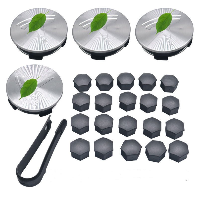 Wheel Center Cap Kit with Puller for Model 3/Y/S/X | 4 Hub Caps + 20 Lug Nut Covers (view 19)