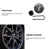 Wheel Center Cap Kit with Puller for Model 3/Y/S/X | 4 Hub Caps + 20 Lug Nut Covers (view 6)