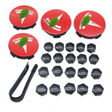 Wheel Center Cap Kit with Puller for Model 3/Y/S/X | 4 Hub Caps + 20 Lug Nut Covers (view 17)