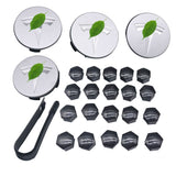 Wheel Center Cap Kit with Puller for Model 3/Y/S/X | 4 Hub Caps + 20 Lug Nut Covers (view 21)