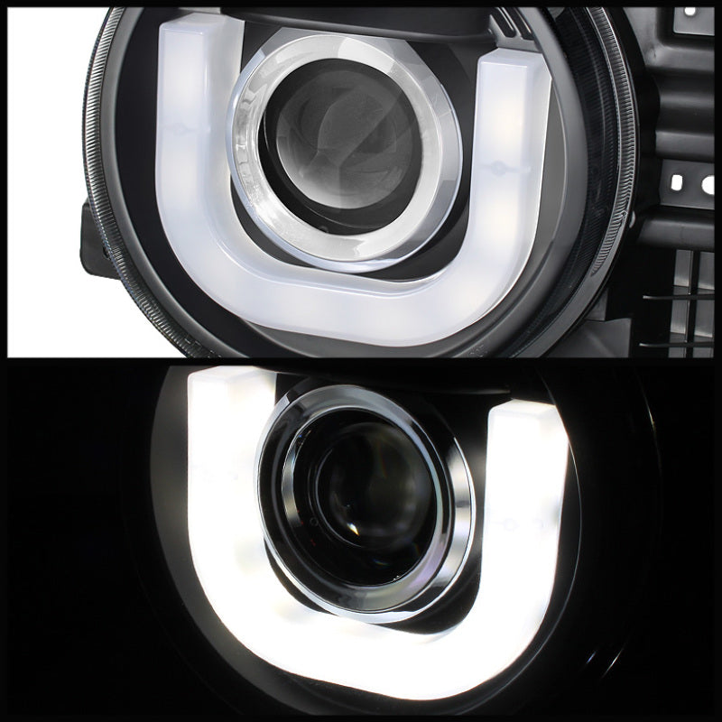 Spyder Toyota FJ Cruiser 07-14 Projector Halogen Model- 3D DRL LED Blk PRO-YD-TFJ07-3DDRL-BK 5075314