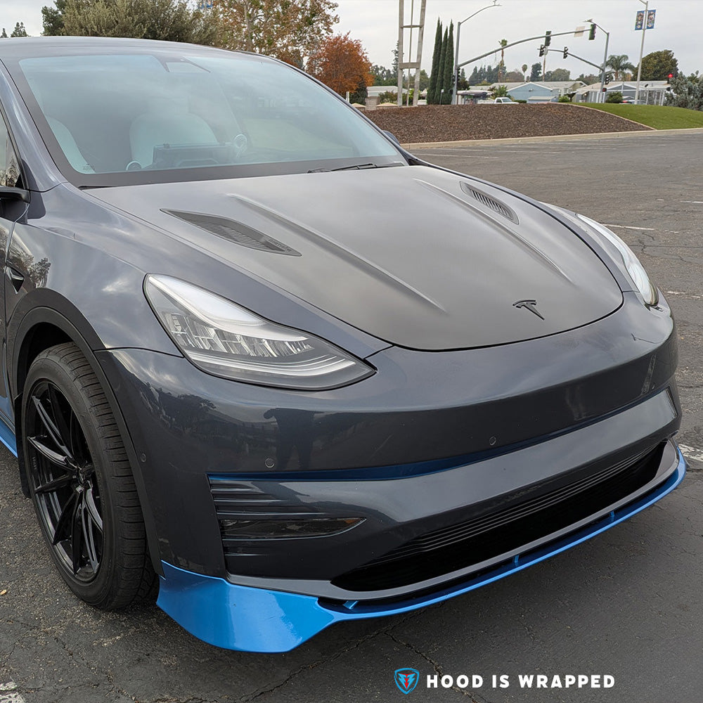 2020-2024 Tesla Model Y (1st-Gen) Aero Style ABS Replacement Hood | CUSTUNING