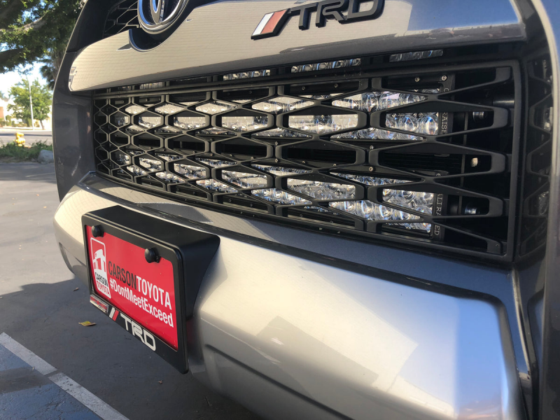 Cali Raised LED Cali Raised 14-24 Toyota 4Runner 32In Hidden Grille LED Light Bar Brackets - Combo No Bar Light CR2476