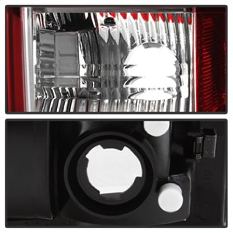 Spyder 03-06 Dodge Ram 2500/3500 V3 Light Bar LED Tail Light - Red Clear (ALT-YD-DRAM02V3-LBLED-RC) 5084132