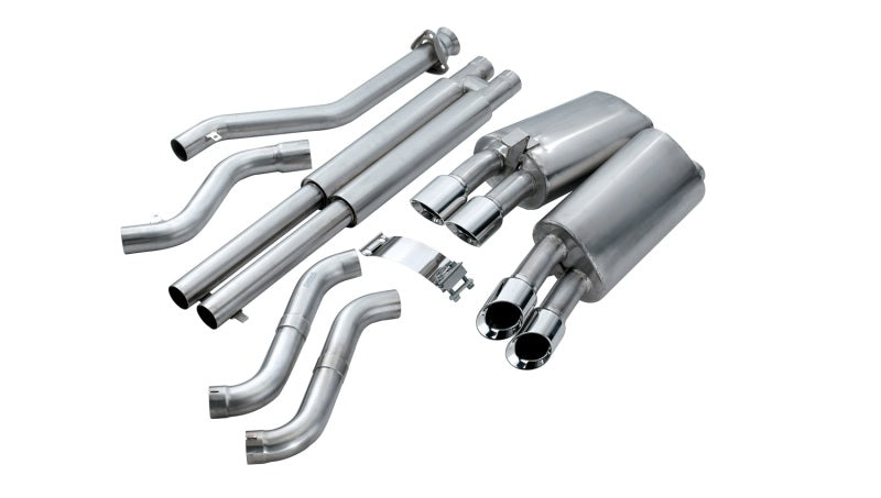 Corsa Performance 90-95 Chevrolet Corvette C4 ZR1 5.7L V8 LT5 Polished Sport Cat-Back (view 1)