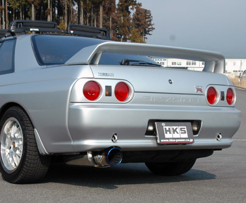 HKS Super Turbo Muffler BNR32 RB26DETT (view 1)