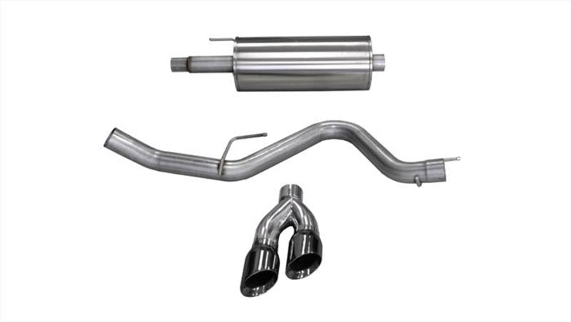 Corsa Performance 2015 Ford F-150 5.0L V8 (Super Crew Cab) Black Sport Single Side Dual (view 1)