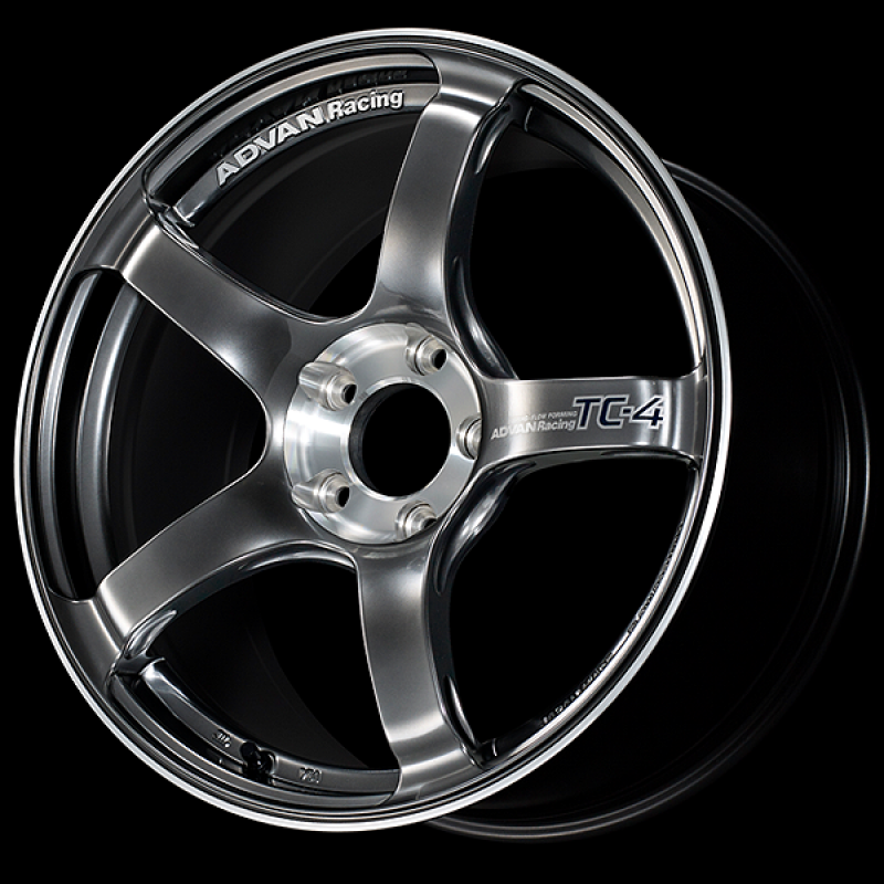 Advan TC-4 SE 18x8.5 / +31 Offset / 5x114.3 / 73mm Bore / Racing Hyper Black and Diamond Cut YADS8H31EHBF