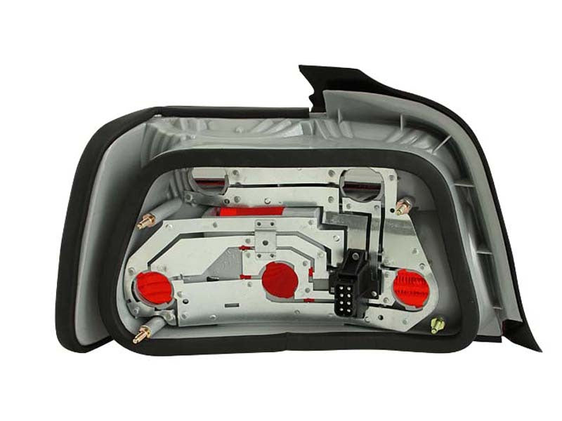 Anzo 1992-1998 BMW 3 Series E36 Taillights Red/Smoke (view 3)