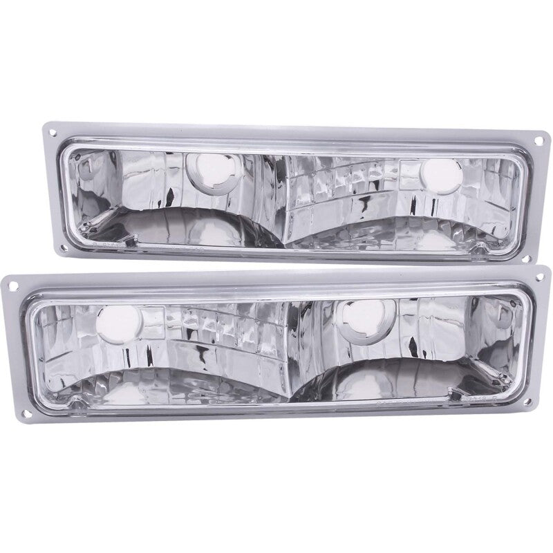 Anzo 1988-1998 Chevrolet C1500 Euro Parking Lights Chrome (view 2)