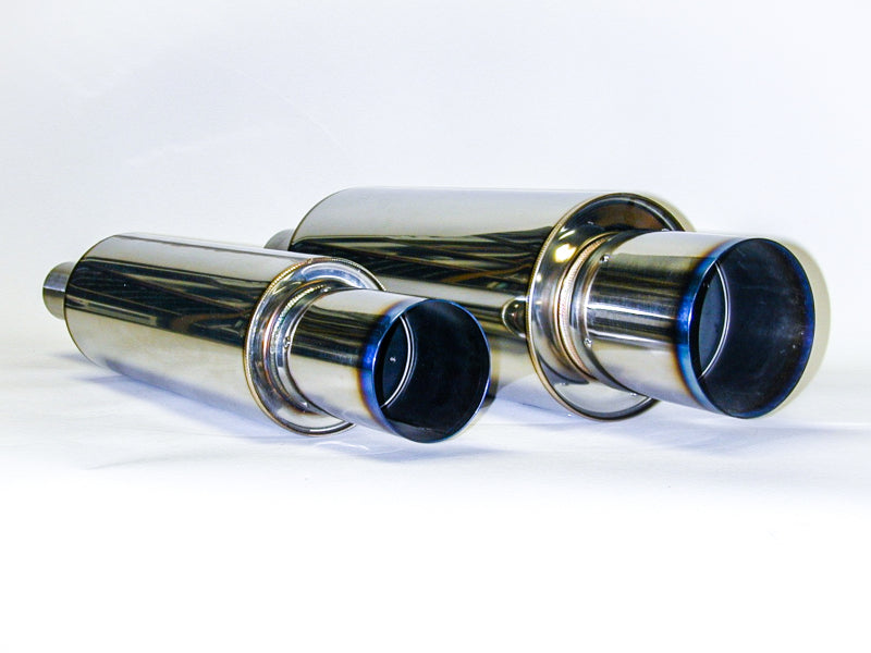 HKS Universal Stainless Hi Power 170mm Titanium Muffler (view 1)