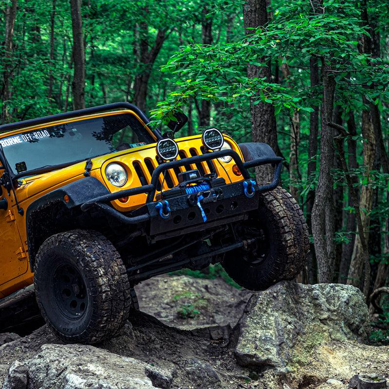 Borne Off-Road 10K Winch - Orange Synthetic Rope BNWN-10-SOR