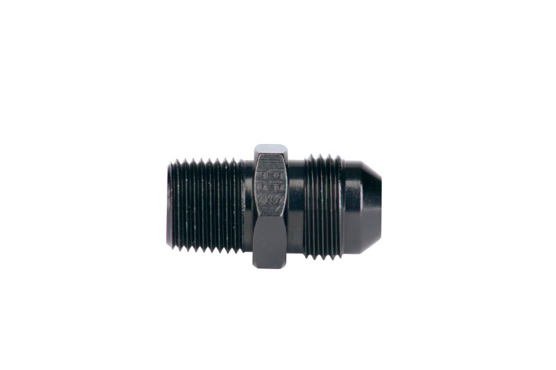 Aeromotive 3/8" NPT to AN-08 Male Flare Adapter Fitting (view 1)