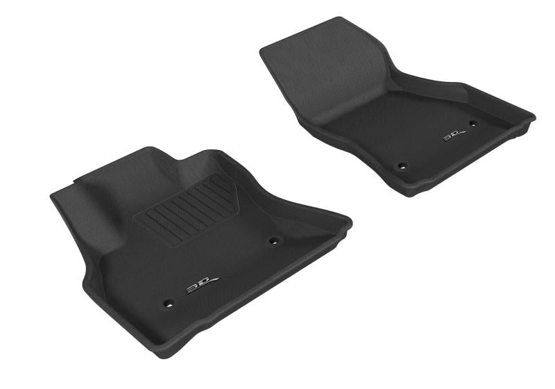 3D MAXpider 2014-2019 Fiat 500L Kagu 1st Row Floormat - Gray L1FA00411501