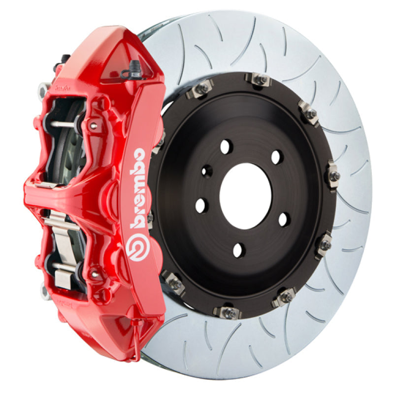 Brembo 25+ BMW X3 30 xDrive (G45) Front GT BBK 6 Piston Cast 380x34 2pc Rotor Slotted Type-3 - Red 1N3.9093A2