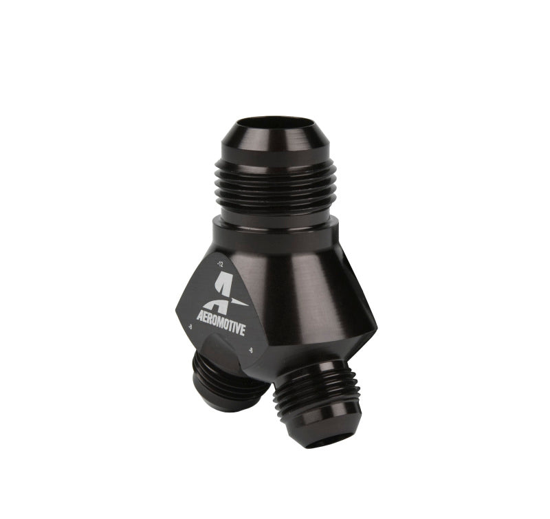 Aeromotive Y-Block, -12 to (2)-08 (view 1)