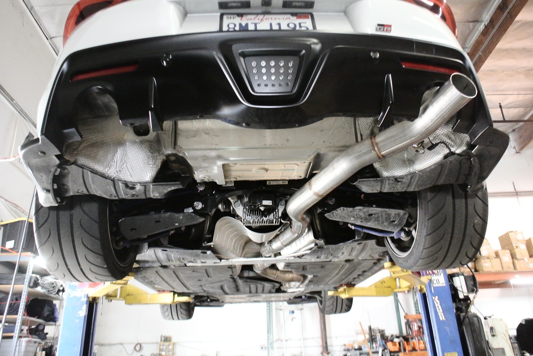 Megan Racing Straight Pipe Exhaust for Toyota Supra 2020+ 3.0L 6-Cyl T-304 Stainless Steel - LWT-CBS-TS20-RS