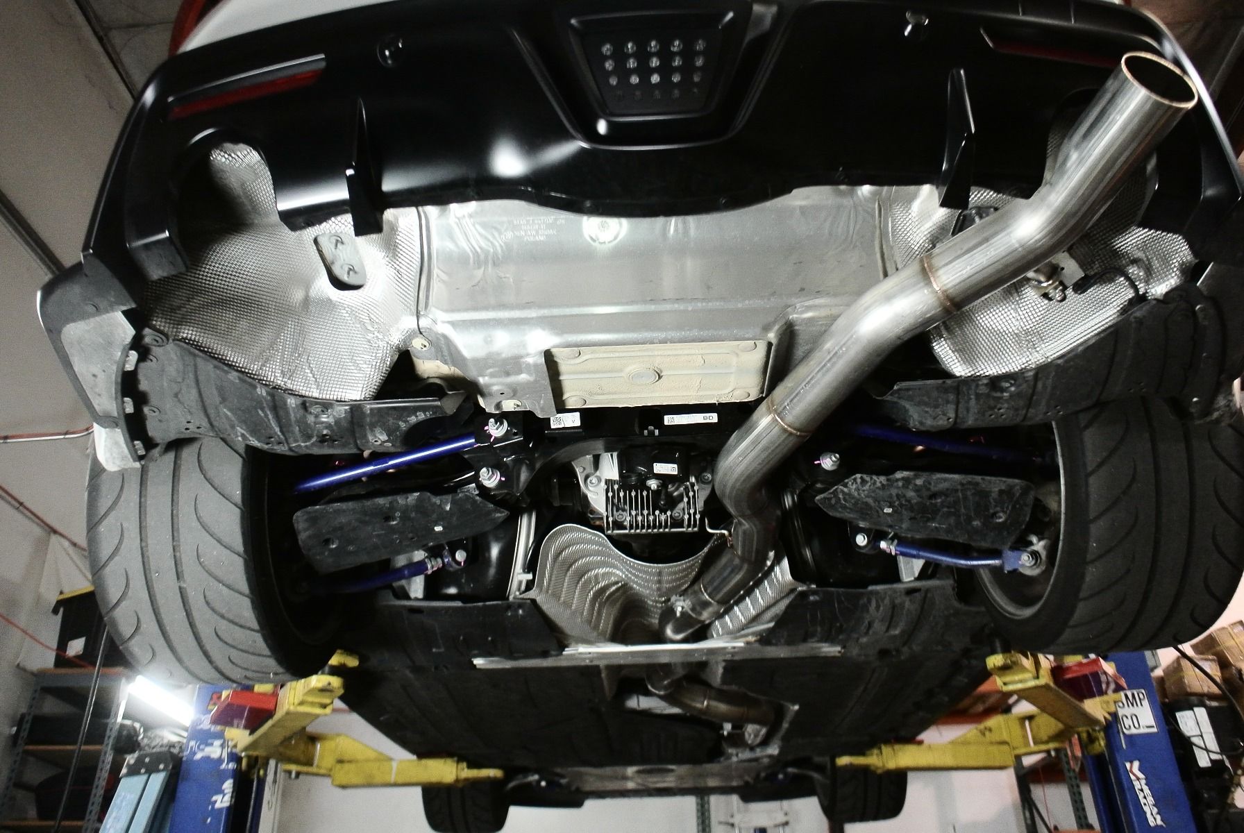 Megan Racing Straight Pipe Exhaust RS for 2020+ Toyota Supra 3.0L 6-Cyl - T-304 Stainless LW-CBS-TS20-RS