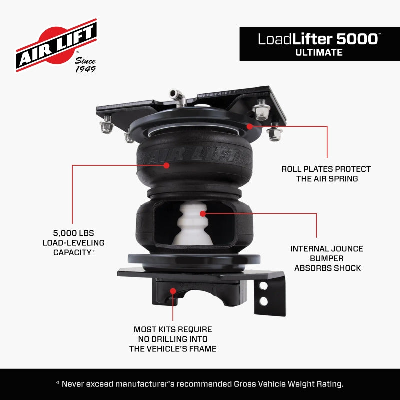 AIRLIFT Loadlifter 5000 Ultimate Air Spring Kit w/Internal Jounce Bumper (view 7)