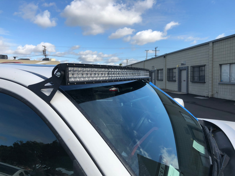 Cali Raised LED Cali Raised 05-23 Toyota Tacoma 52 Curved Led Light Bar Roof Brackets Kit - Brackets W/ 5D Optic Os CR2463