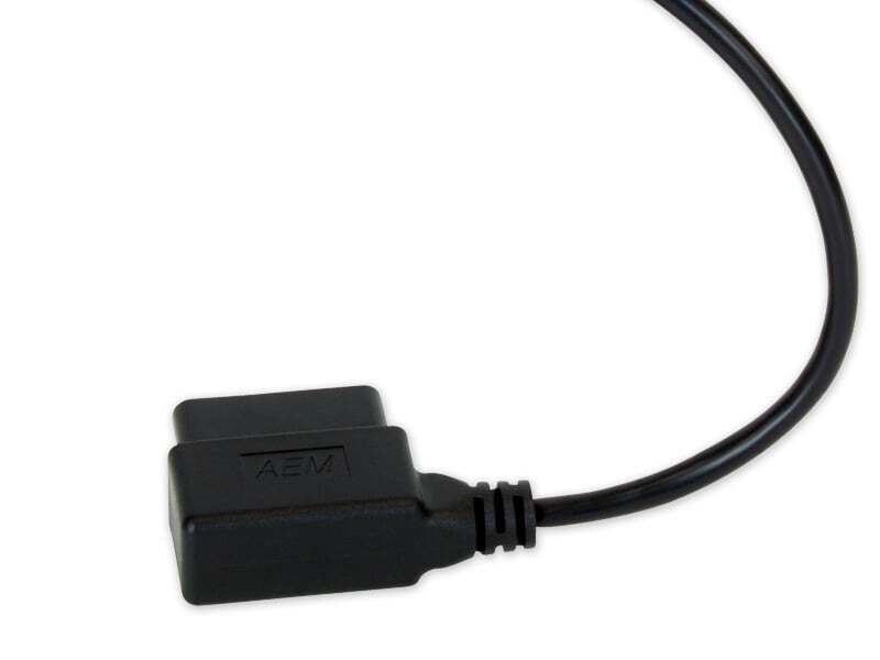 AEM Electronics X-Series OBDII Digital Datastream Gauge Black Bezel & Black Face plate (view 5)