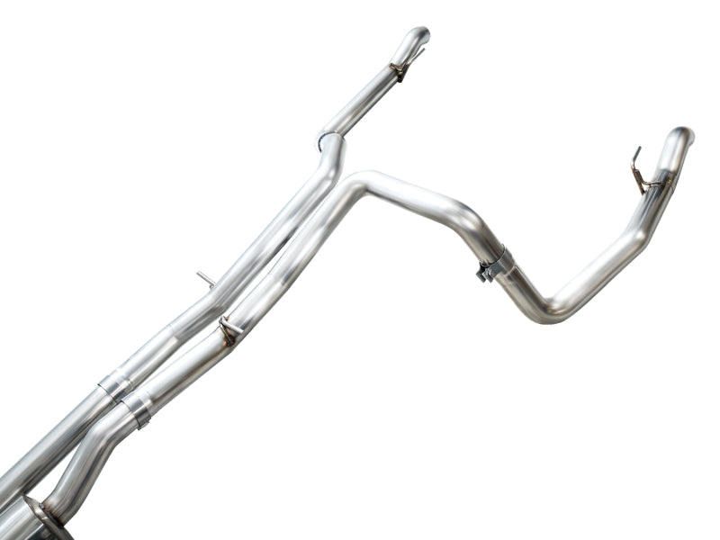 AWE Tuning AWE 4th Gen GM 1500 6.2L Catback Split Rear Exit (w/ Bumper Cutouts) - OE Tips 3015-31202