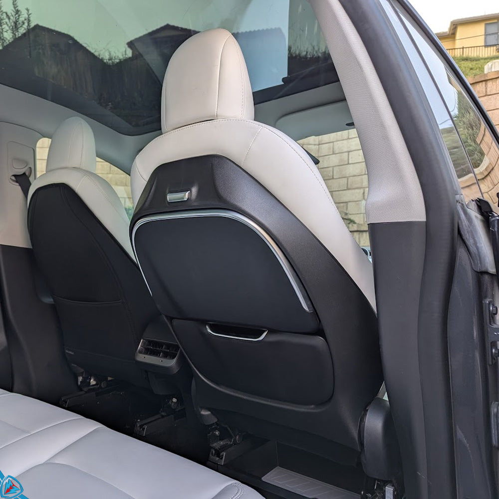 2017-2024 Tesla Model 3 / Y (MK1) Luxury Seat Back Replacement with Folding Table & Wireless Charging | E3Tuning