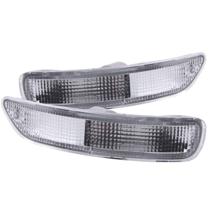Anzo 1993-1997 Toyota Corolla Euro Parking Lights Chrome (view 1)