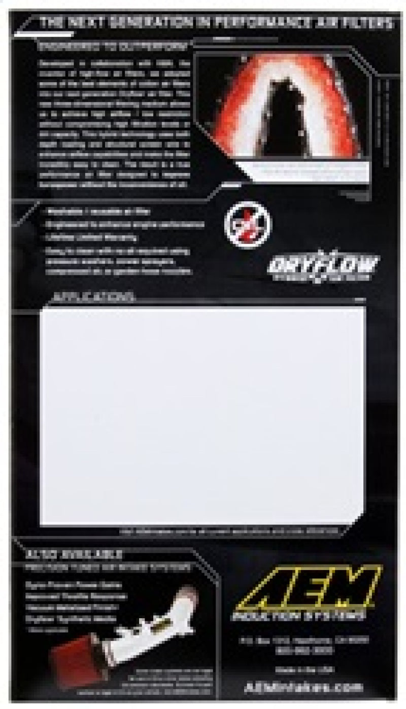 AEM Induction AEM 10-11 Hyundai Tucson 2.0/2.4L DryFlow Air Filter 28-20451
