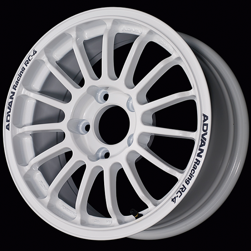 Advan RC-4 15x7.0 / +35 Offset / 5x100 / 63mm Bore / Rally White YAU5E35DW