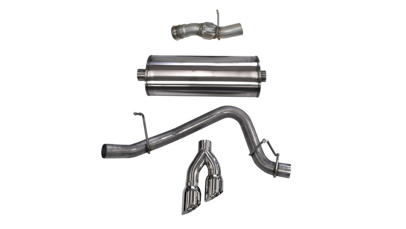 Corsa Performance 15-16 GMC Yukon Denali 6.2L V8 Single Side Exit Cat-Back Exhaust (view 1)