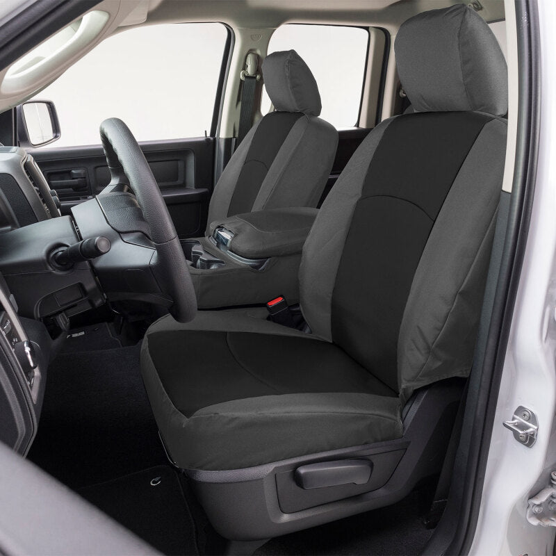 Covercraft 2024+ Ford Raptor Covercraft Endura PrecisionFit Custom Front Seat Covers - Black/Char GTF4416ABENBC