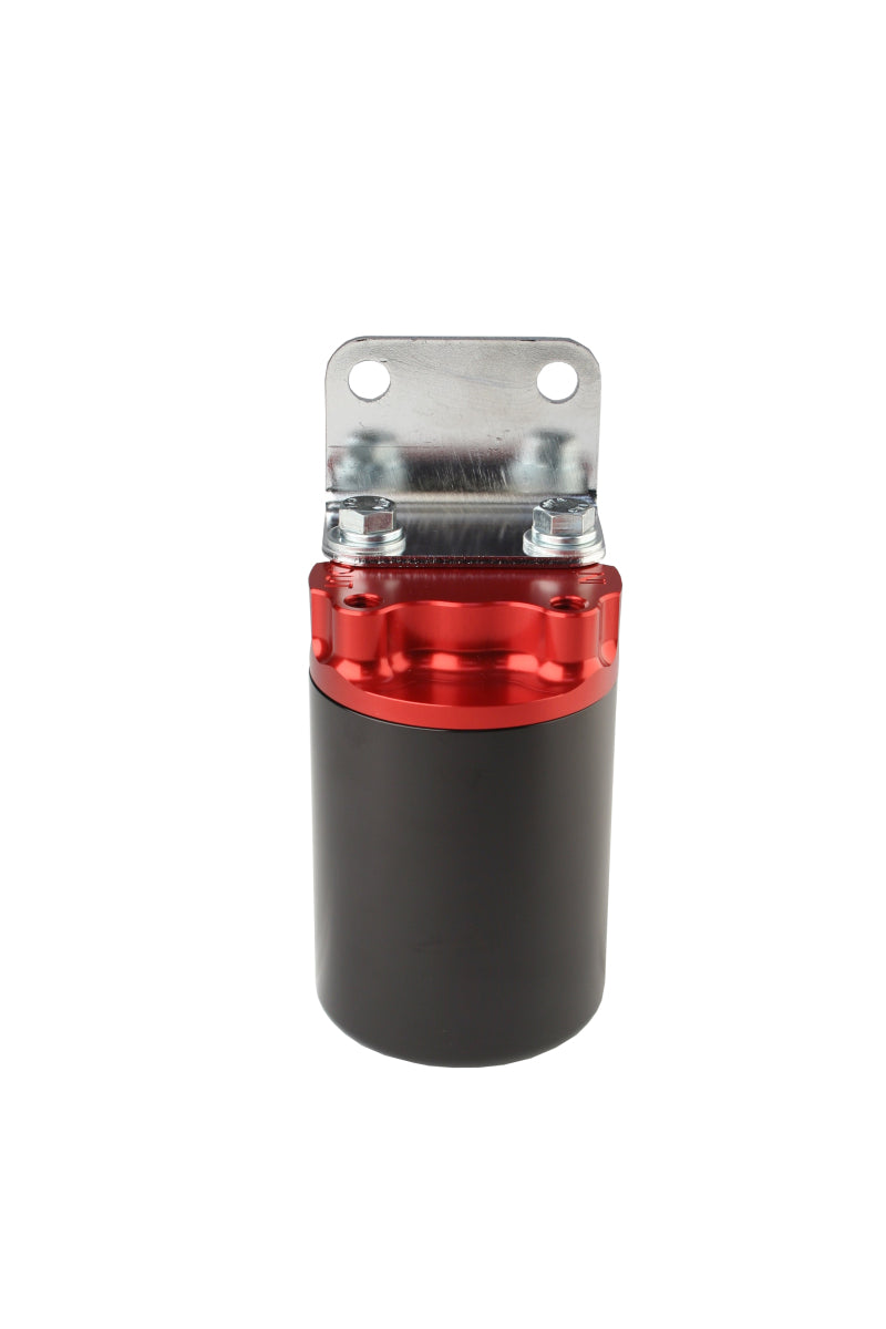 Aeromotive 100 Micron, Red/Black Canister Fuel Filter (view 4)