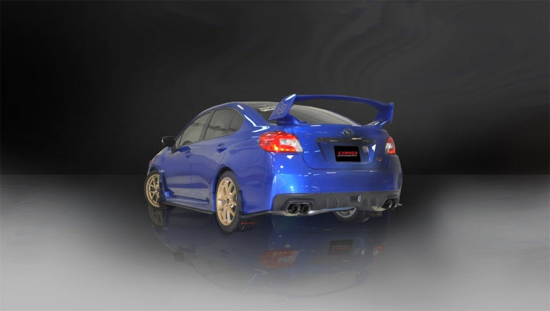Corsa Performance Catback Exhaust System W/ Black Tips Subaru WRX STI 2015+ (view 3)