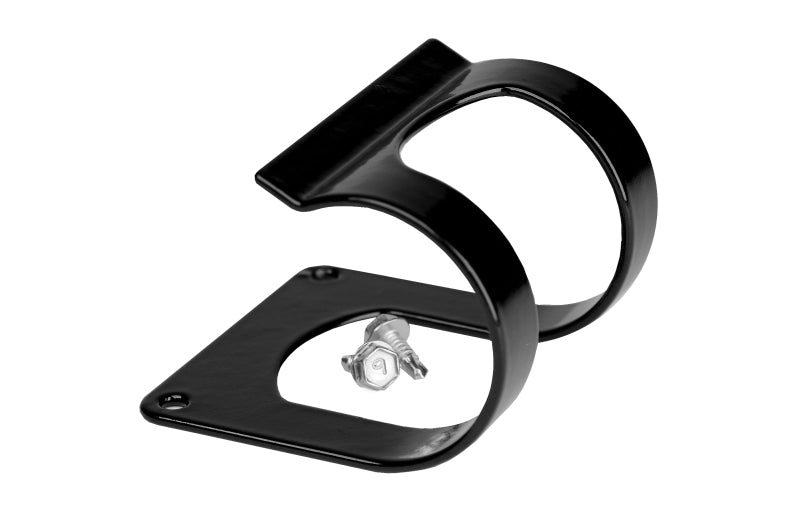 Aeromotive Filter Mounting Bracket, Black Spring Steel, Rubber Coated (view 1)