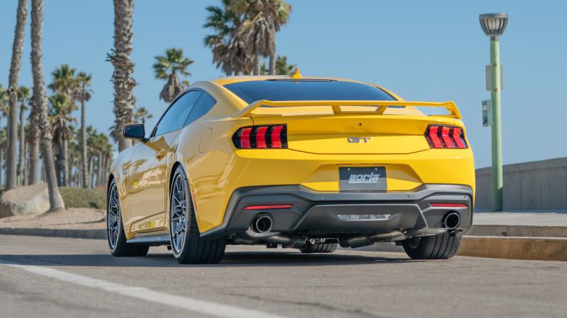 Borla 2024 Ford Mustang GT 5.0L V8 w/o Active Exhaust S-Type Cat-Back Exhaust System - Black Chrome 140960BC