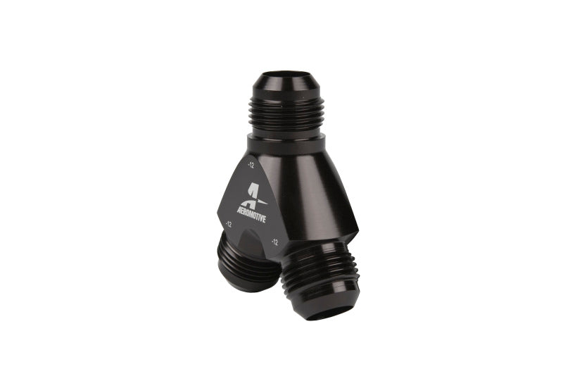 Aeromotive Y-Block, -12 to (2)-12 (view 1)