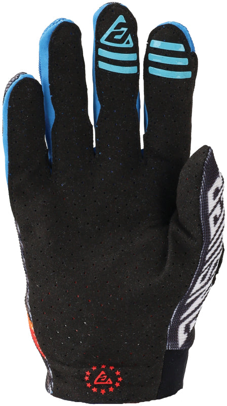 Answer 24 Aerlite Drip Gloves Black/White/Rainbow - 2XL 442733