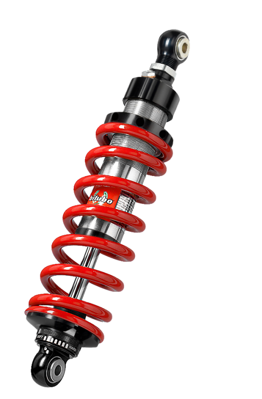 Bitubo Suspension Bitubo XZE4 Monoshocks Adjustable: Spring Preload, Rebound, Length -10mm, Red Spring K0096XZE41
