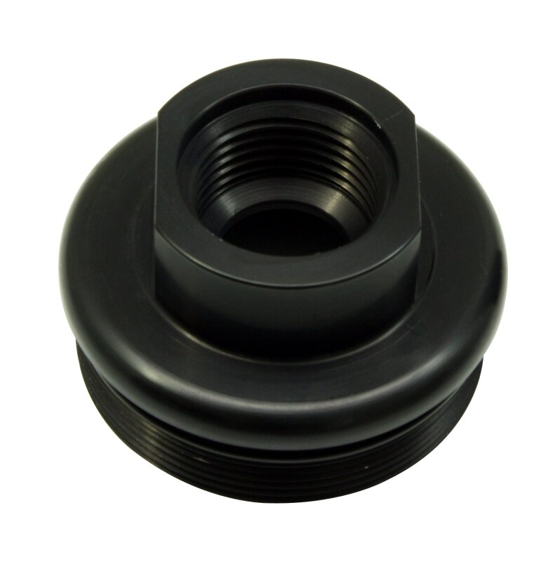 AEM Electronics Black Universal High Flow -10 AN Inline Fuel Filter (view 8)