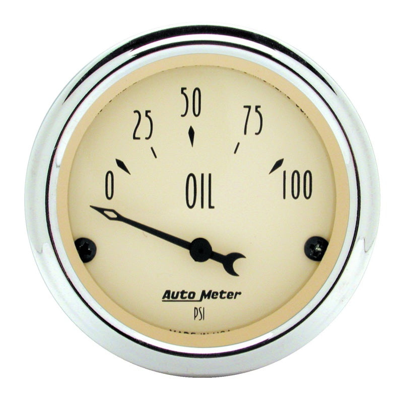 Autometer 6 Gauges Direct-Fit Dash Kit 64-66 Chevy - Antique Beige 7043-AB